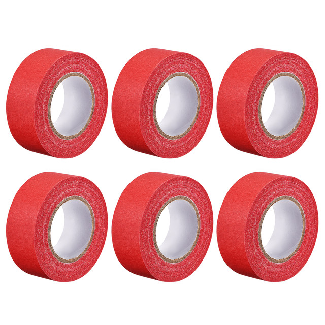 uxcell 6 Pcs 25mm 1 Inch Wide 20m 21 Yards Masking Tape Painters